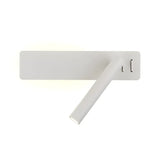 Adjustable LED Cylinder Bedside Reading Wall Light Image - 6