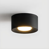 Modern Cylinder White Flush Mount Ceiling Light 6-Light Image - 17