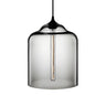 Modern Cylindrical Colorful Clear Glass Pendant Light Image - 10