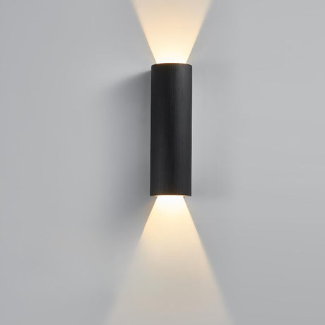 Modern Cylindrical Up Down Light Wall Sconce Image - 2