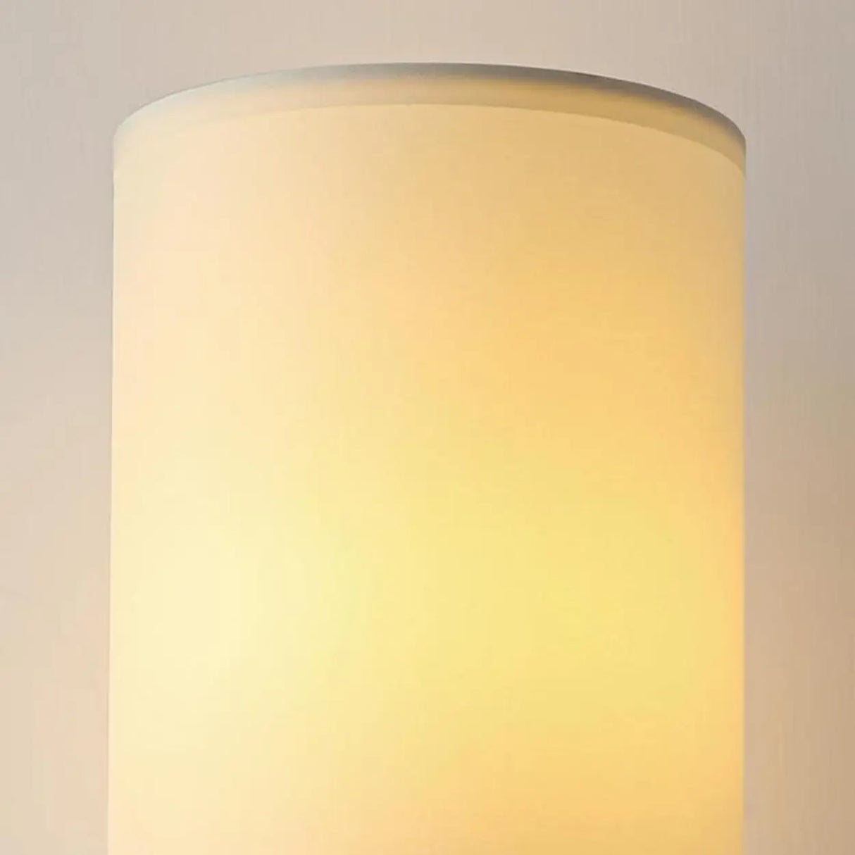 Modern Cylindrical Wall Sconce with Fabric Shade Image - 7