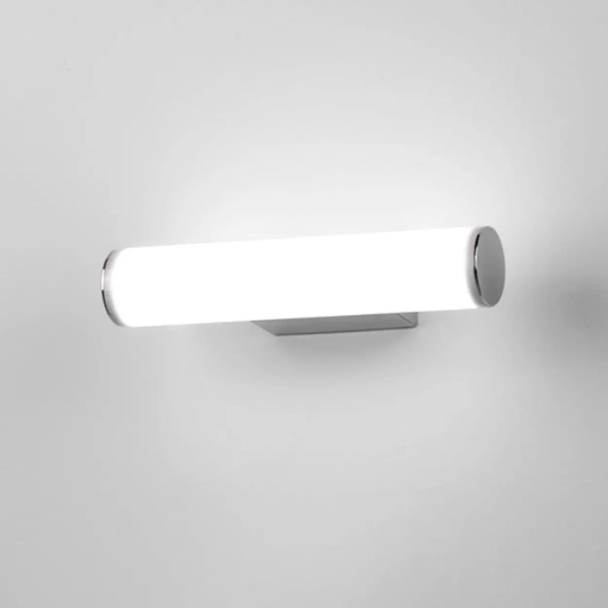 Modern Cylindrical White LED Bathroom Vanity Light Image - 11