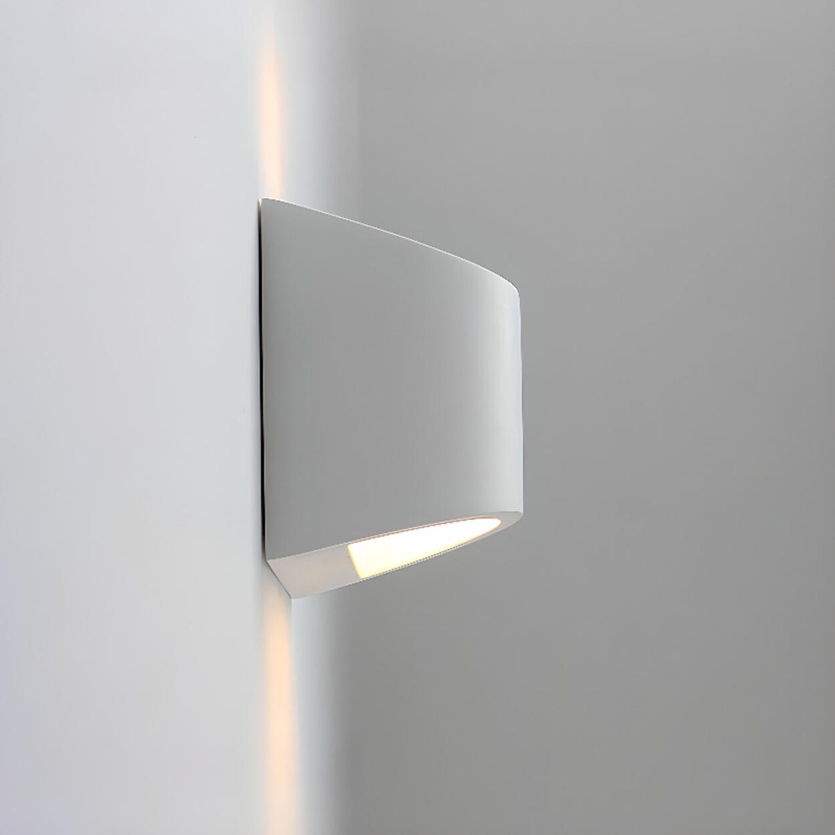 Modern Cylindrical White Up Down LED Wall Sconce Image - 10