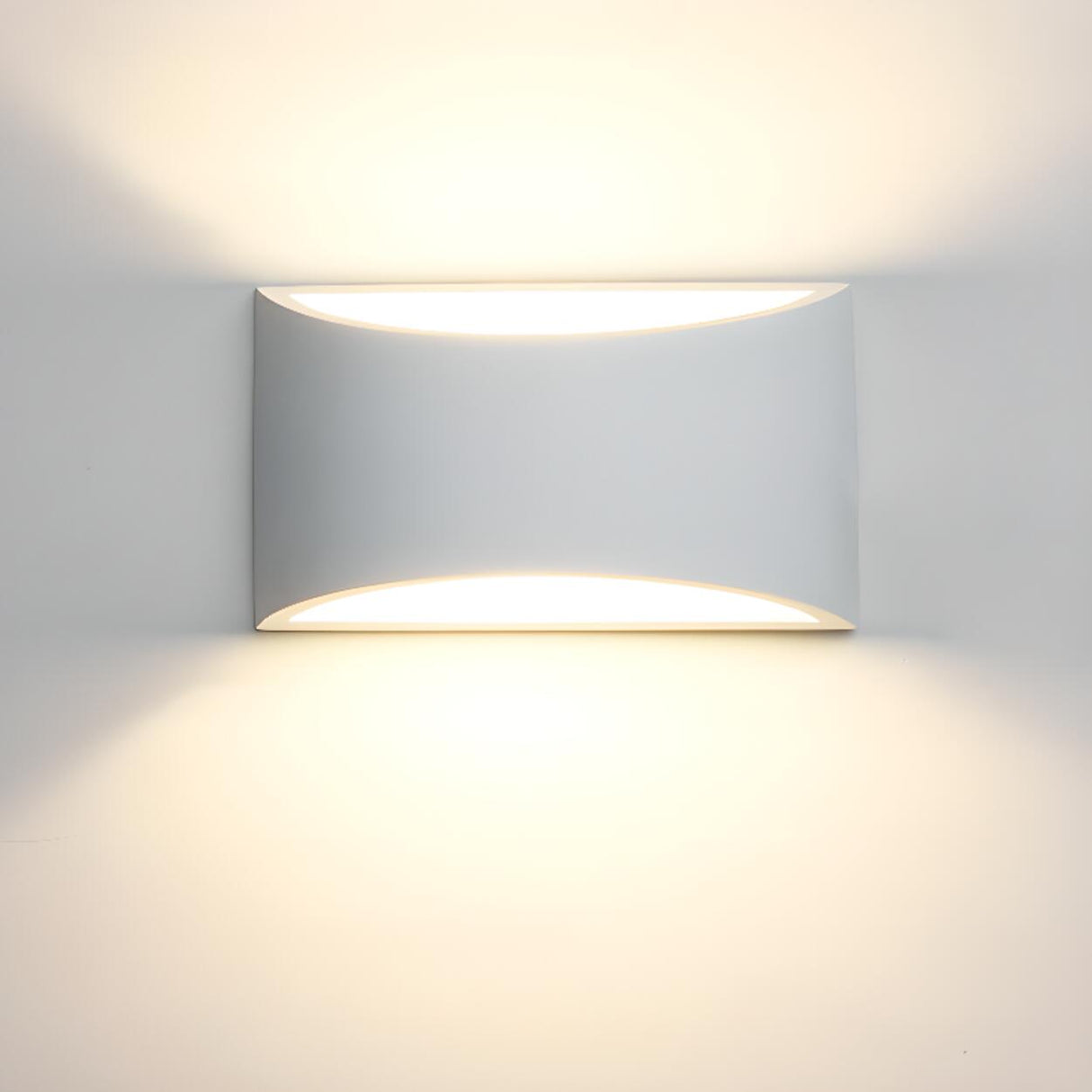 Modern Cylindrical White Up Down LED Wall Sconce Image - 11