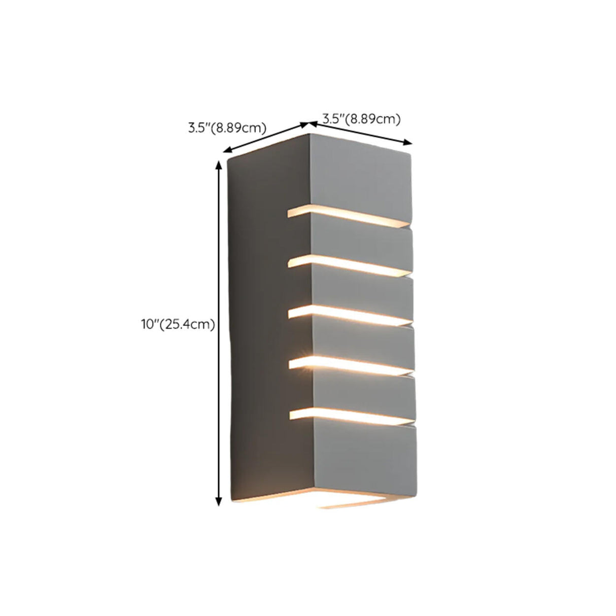 Modern Cylindrical White Up Down LED Wall Sconce Image - 16