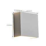 Modern Cylindrical White Up Down LED Wall Sconce Image - 17