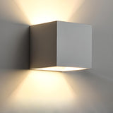 Modern Cylindrical White Up Down LED Wall Sconce Image - 5