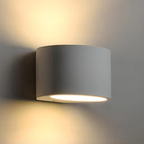 Modern Cylindrical White Up Down LED Wall Sconce Image - 7