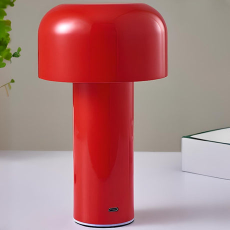 Modern Design Stylish Bold Unique Red Table Lamp Image - 2