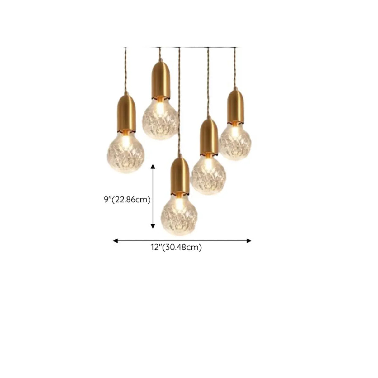 Modern Dining Room Clear Glass Ball Pendant Light Image - 18