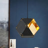 Modern Dining Room Geometric Multifaceted Pendant Chandelier Image - 1