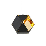 Modern Dining Room Geometric Multifaceted Pendant Chandelier Image - 3