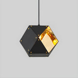 Modern Dining Room Geometric Multifaceted Pendant Chandelier Image - 4