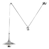 Modern Dining Room Metal Pulley System Pendant Light Image - 10