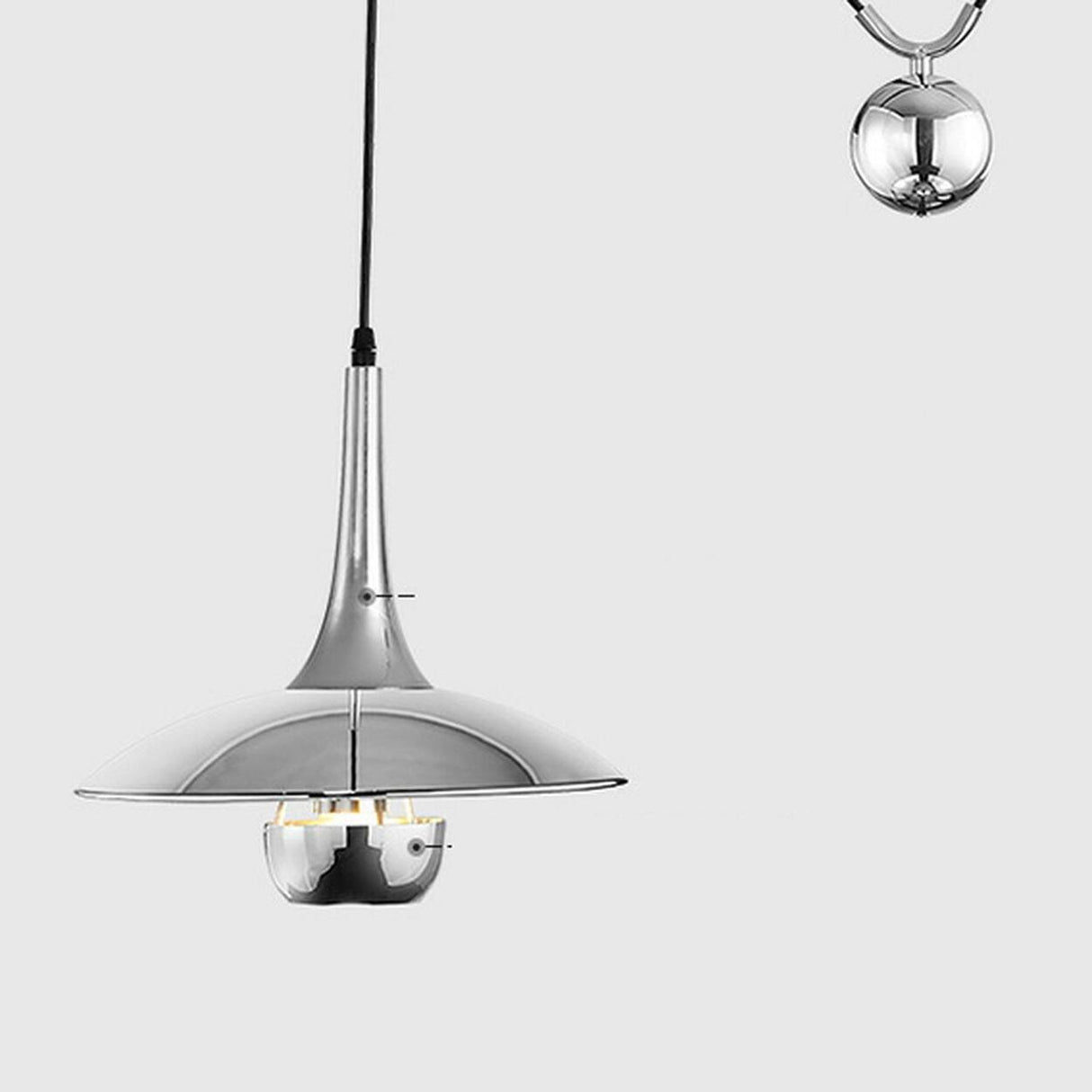 Modern Dining Room Metal Pulley System Pendant Light Image - 14