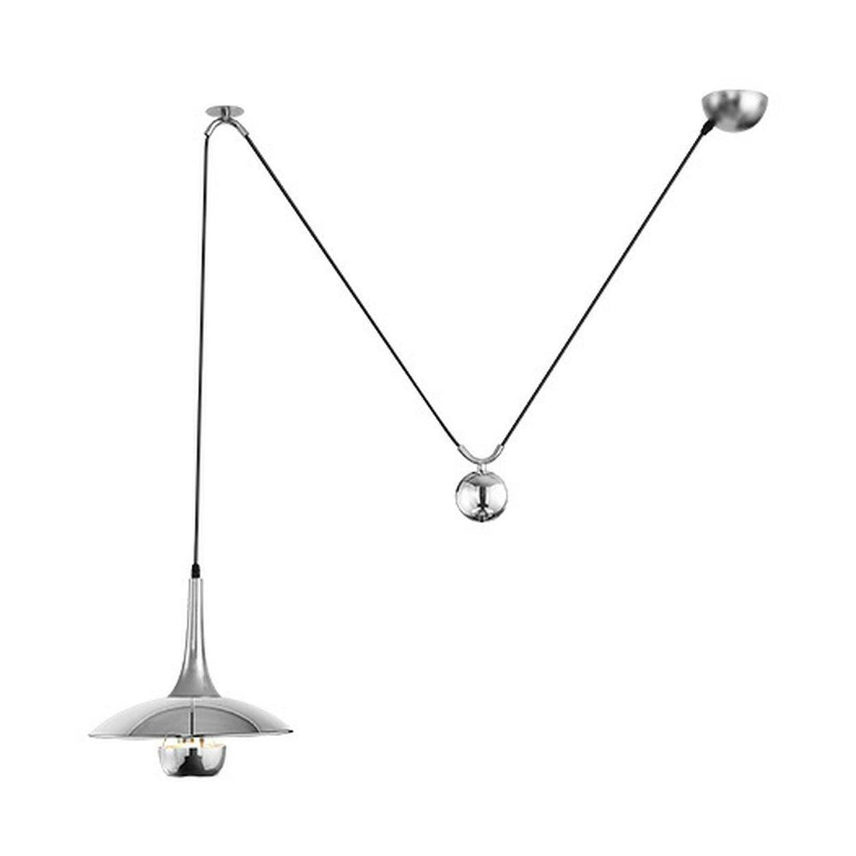 Modern Dining Room Metal Pulley System Pendant Light Image - 8