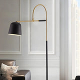 Modern Dome Black Metal Adjustable Reading Floor Lamp Image - 14