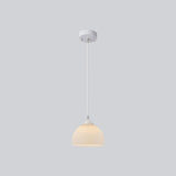 Modern Dome Chic Multicolor Glass Pendant Light Image - 3