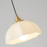 Modern Dome Gold Minimalist Bedroom Pendant Light Image - 10