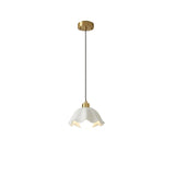 Modern Dome Gold Minimalist Bedroom Pendant Light Image - 5