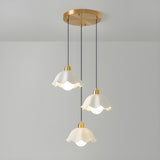 Modern Dome Gold Minimalist Bedroom Pendant Light Image - 8