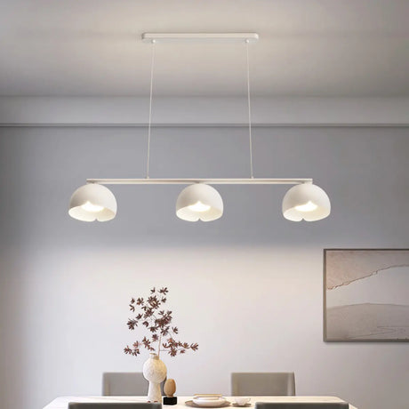 Modern 3-Light Adjustable Dome Island Pendant Light Image - 1