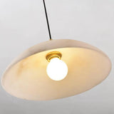 Modern Dome Stone Pendant Light for Bedroom Gold Mini Image - 7