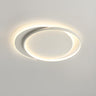 Modern Double Circle LED Flush Mount Ceiling Light Image - 14