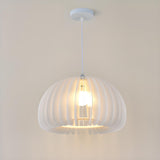 Modern Drum Pendant Lamp Adjustable Height Image - 12