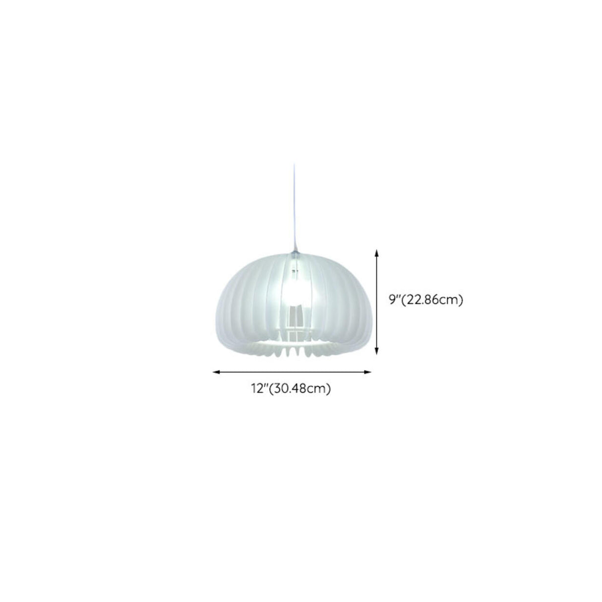 Modern Drum Pendant Lamp Adjustable Height Image - 19