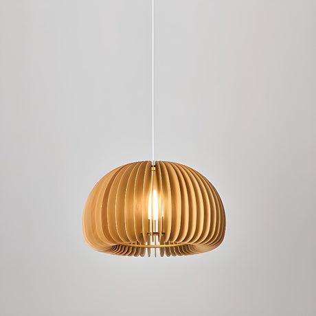 Modern Drum Pendant Lamp Adjustable Height Image - 2