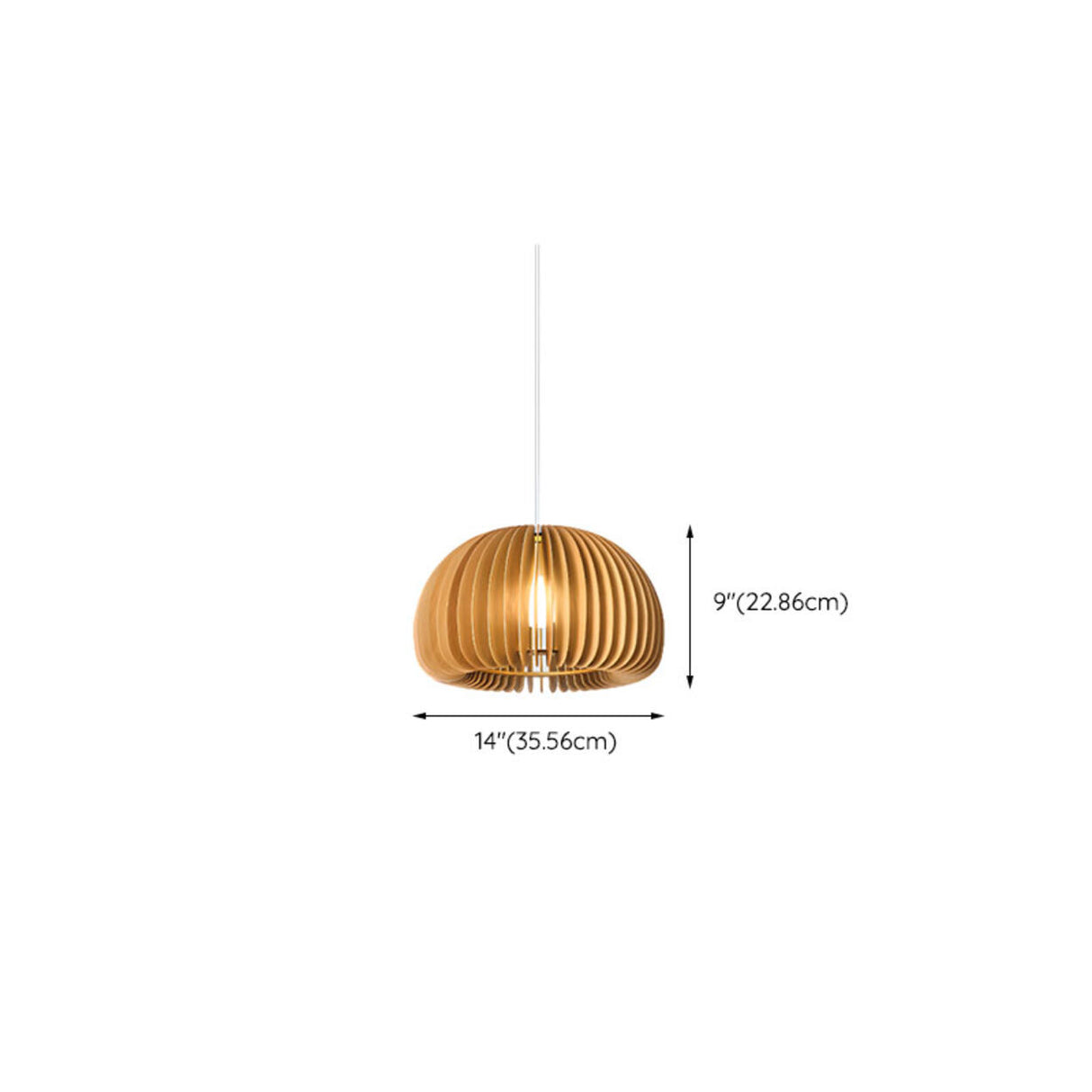 Modern Drum Pendant Lamp Adjustable Height Image - 20