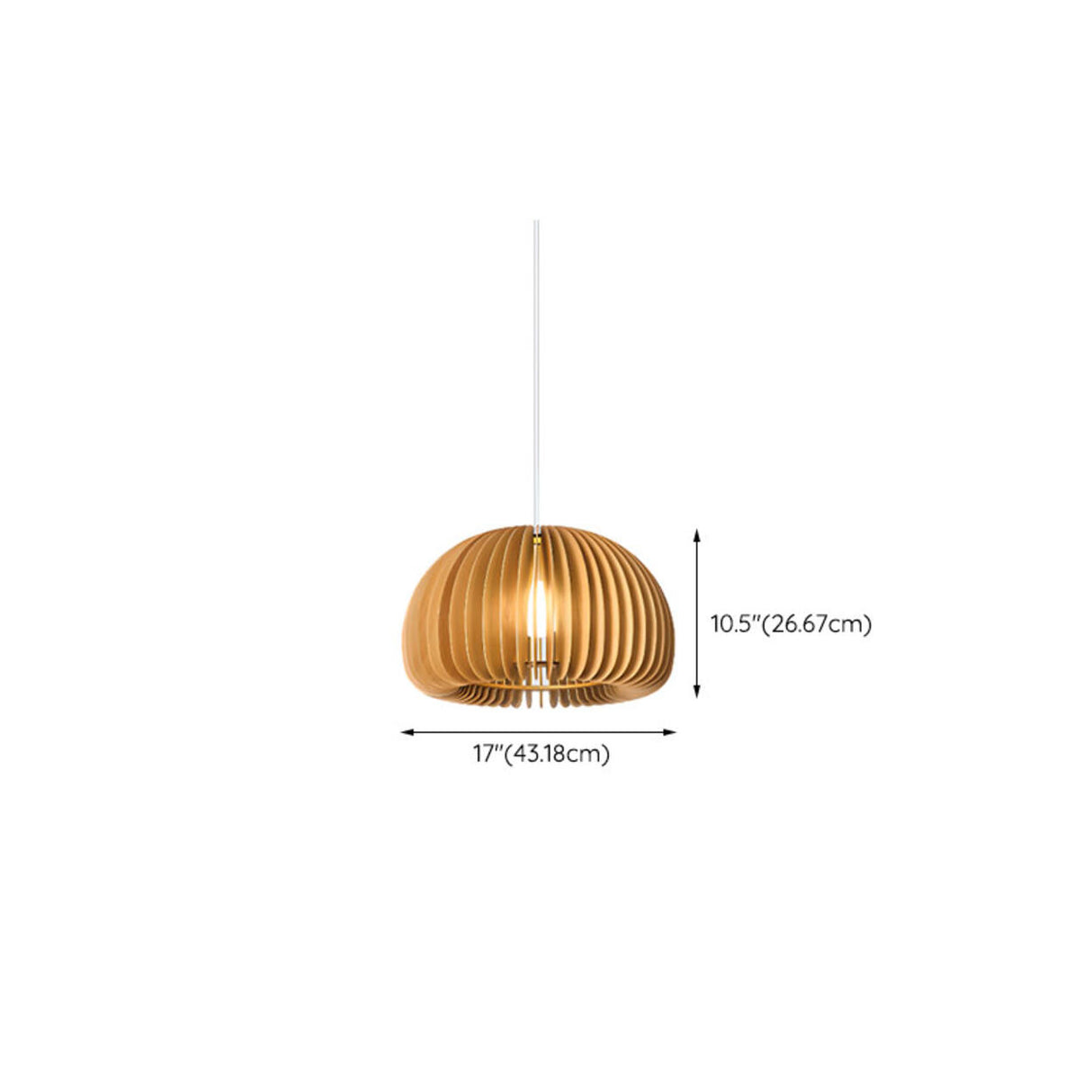 Modern Drum Pendant Lamp Adjustable Height Image - 22