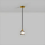 Modern Dual Clear Crystal Ball Bedroom Pendant Light Image - 8