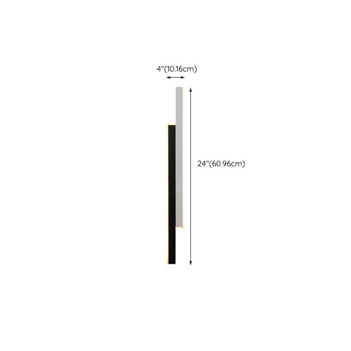 Modern Dual Horizontal Linear Bedroom Wall Sconce Image - 11