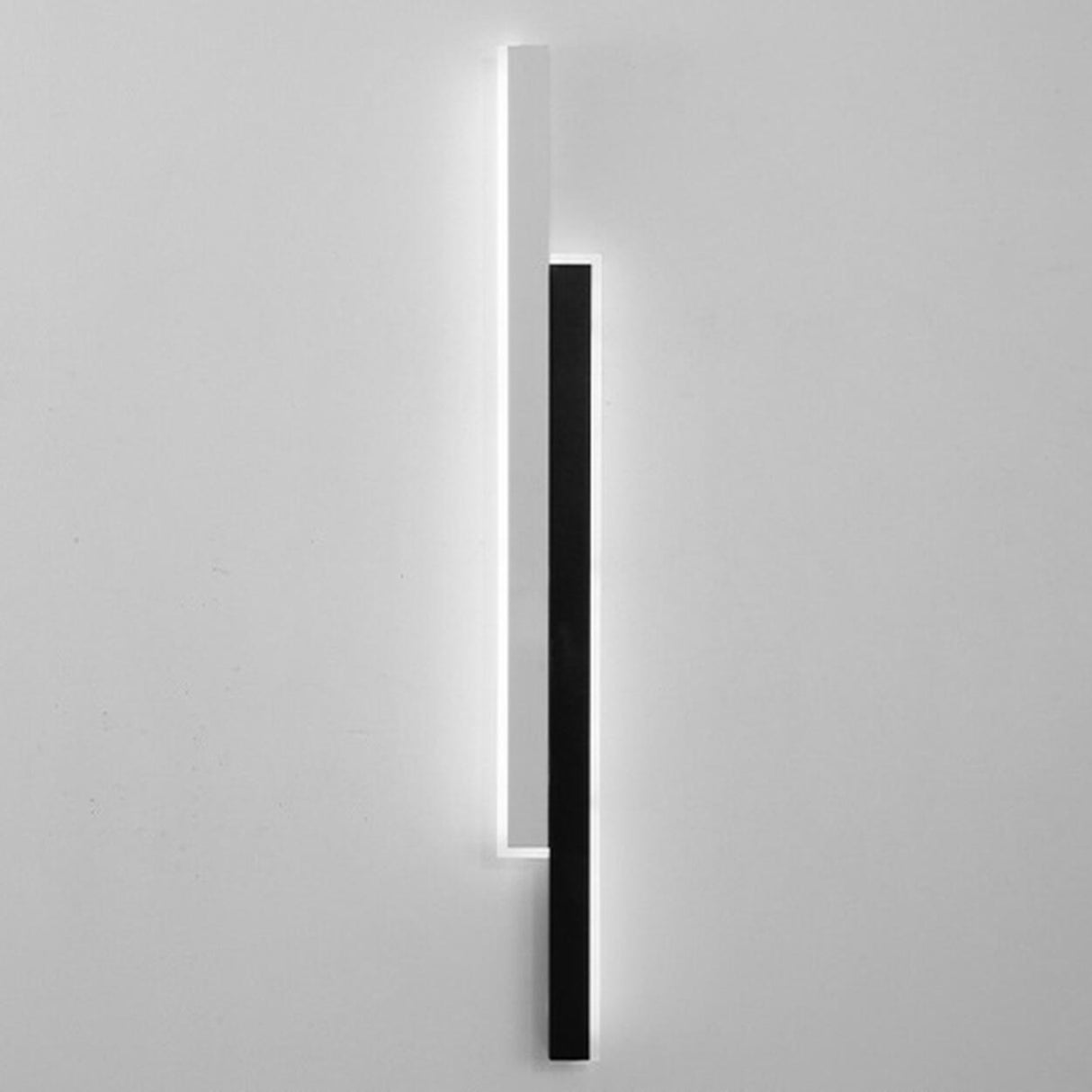 Modern Dual Horizontal Linear Bedroom Wall Sconce Image - 7