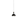 Modern Dual Light Dome Vaulted Metal Pendant Light Image - 2