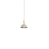 Modern Dual Light Dome Vaulted Metal Pendant Light Image - 3