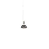 Modern Dual Light Dome Vaulted Metal Pendant Light Image - 7