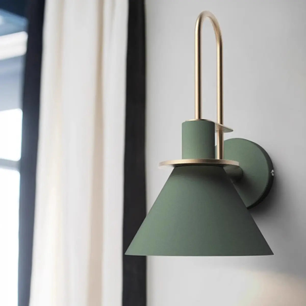 Modern Elegant Conical Wall Sconce Lighting Image - 1