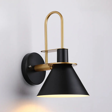 Modern Elegant Conical Wall Sconce Lighting Image - 2