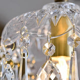 Modern Elegant Crystal Dome Adjustable Pendant Light Image - 10