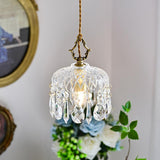 Modern Elegant Crystal Dome Adjustable Pendant Light Image - 12