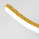 Modern Elegant Gold Wavy LED Vanity Wall Light  Image - 16