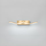 Modern Elegant Gold Wavy LED Vanity Wall Light  Image - 6