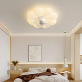 Modern Elegant White Cloud Shape Ceiling Fan with Light Image - 16