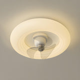 Modern Elegant White Cloud Shape Ceiling Fan with Light Image - 2