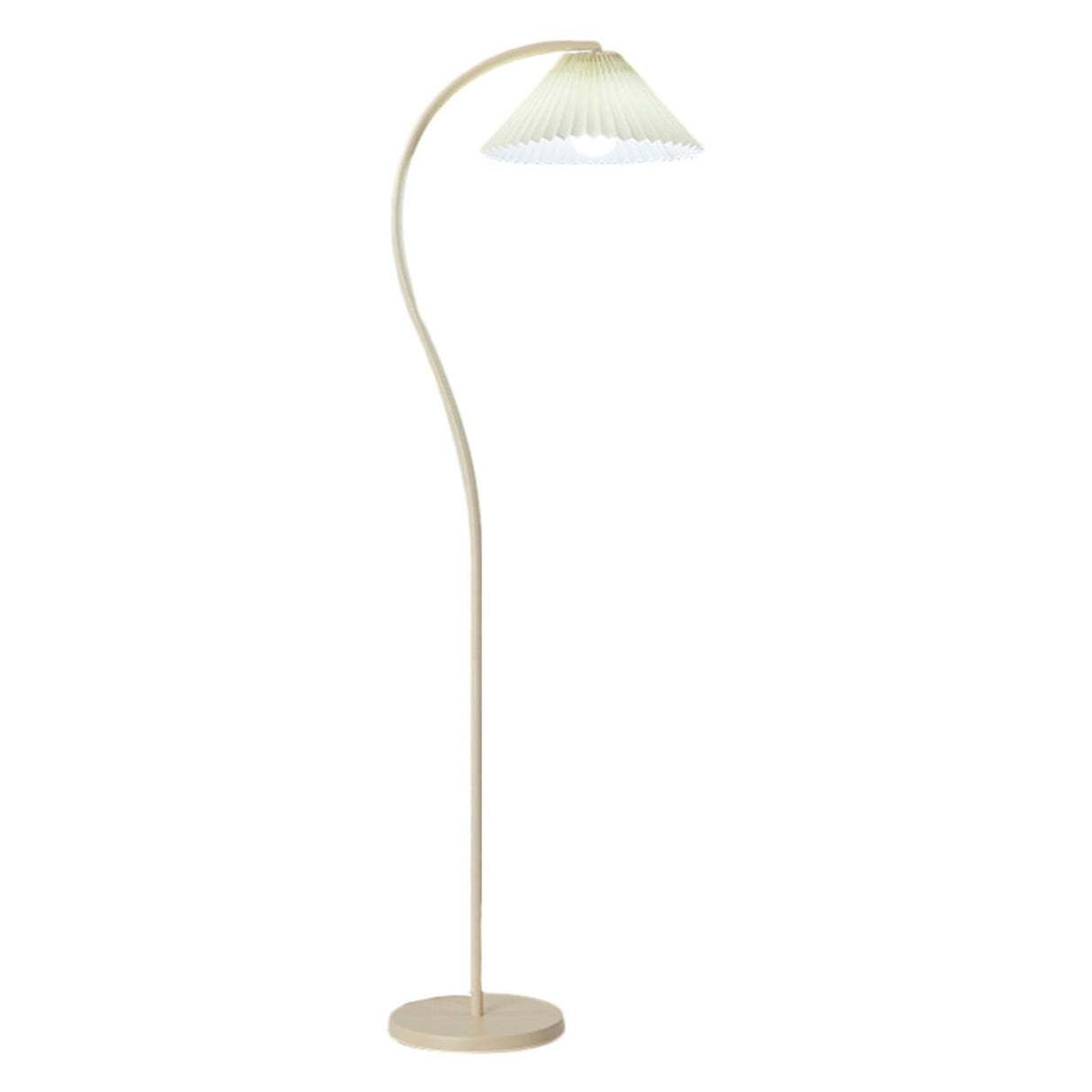 Modern Elegant White Flower Metal Arc Floor Lamp Image - 10