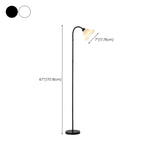 Modern Elegant White Flower Metal Arc Floor Lamp Image - 23