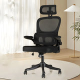 Modern Ergonomic Mesh Blue Adjustable Back Office Chair Image - 2